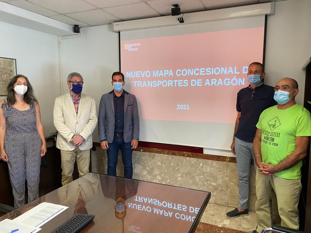 Imagen Presentación del Mapa Concesional de transporte regular de viajeros por carretera de Aragón en el Somontano